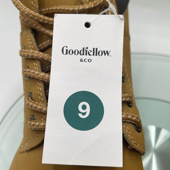 NWT Goodfellow & Co Mens Maxwell Casual Dress Ankle Boots Tan Size 9 - Picture 10 of 10